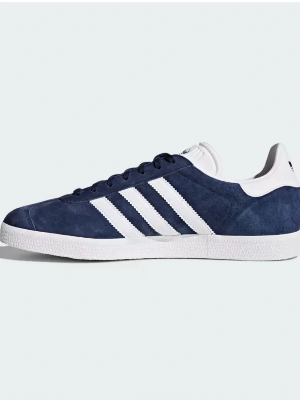 Adidas Gazelle Suede Sneakers in Navy and White
